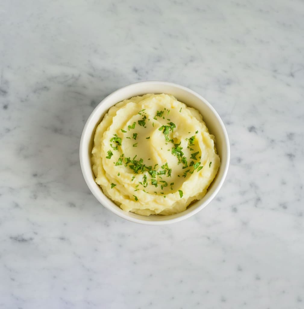 AARDAPPELPUREE / OLIJFOLIE / BASILICUM (400 g)