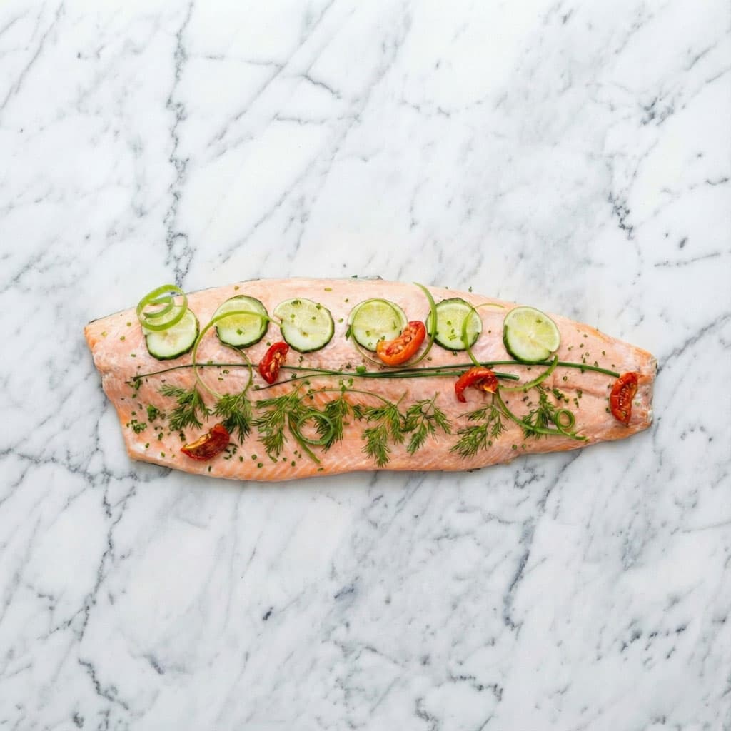 SAUMON BELLEVUE REVISITE (10PERS)