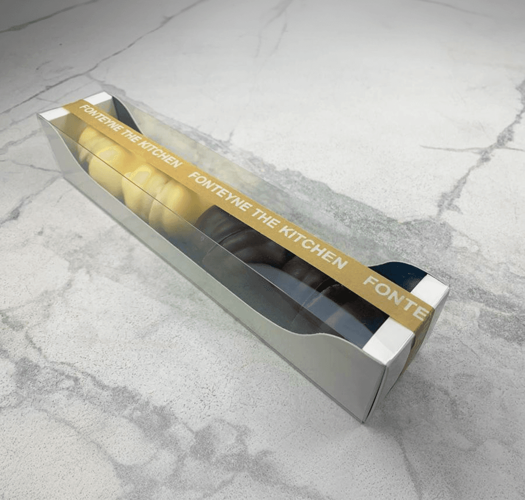 4 WITTE - 4 ZWARTE ARTISANALE MINI MELOCAKES