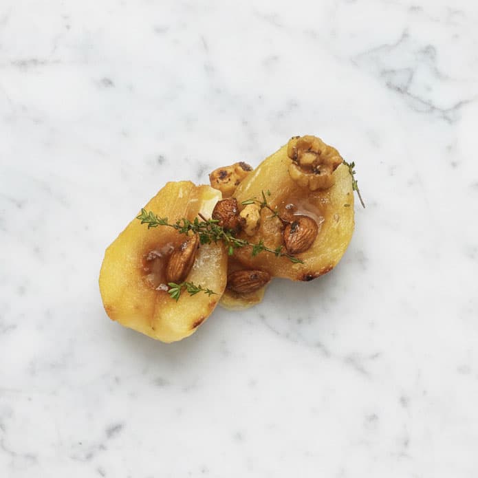 GEKRUIDE GEROOSTERDE PEREN  2 ST