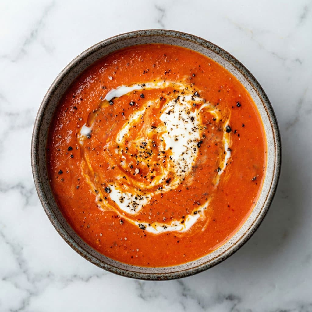 VELOUTÉ VAN ZOETE PAPRIKA'S / MASCARPONE (1 L)