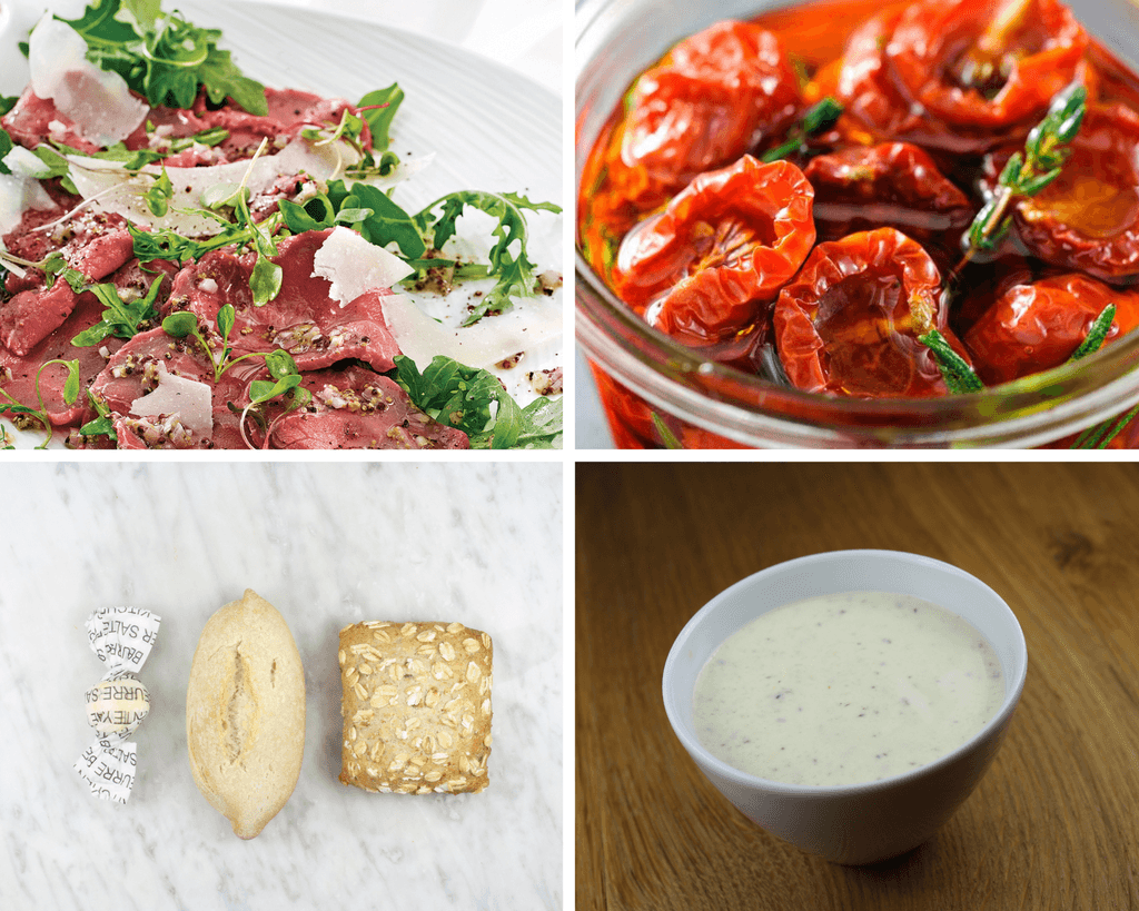 SCHOTEL RUNDERCARPACCIO (prijs/pers)