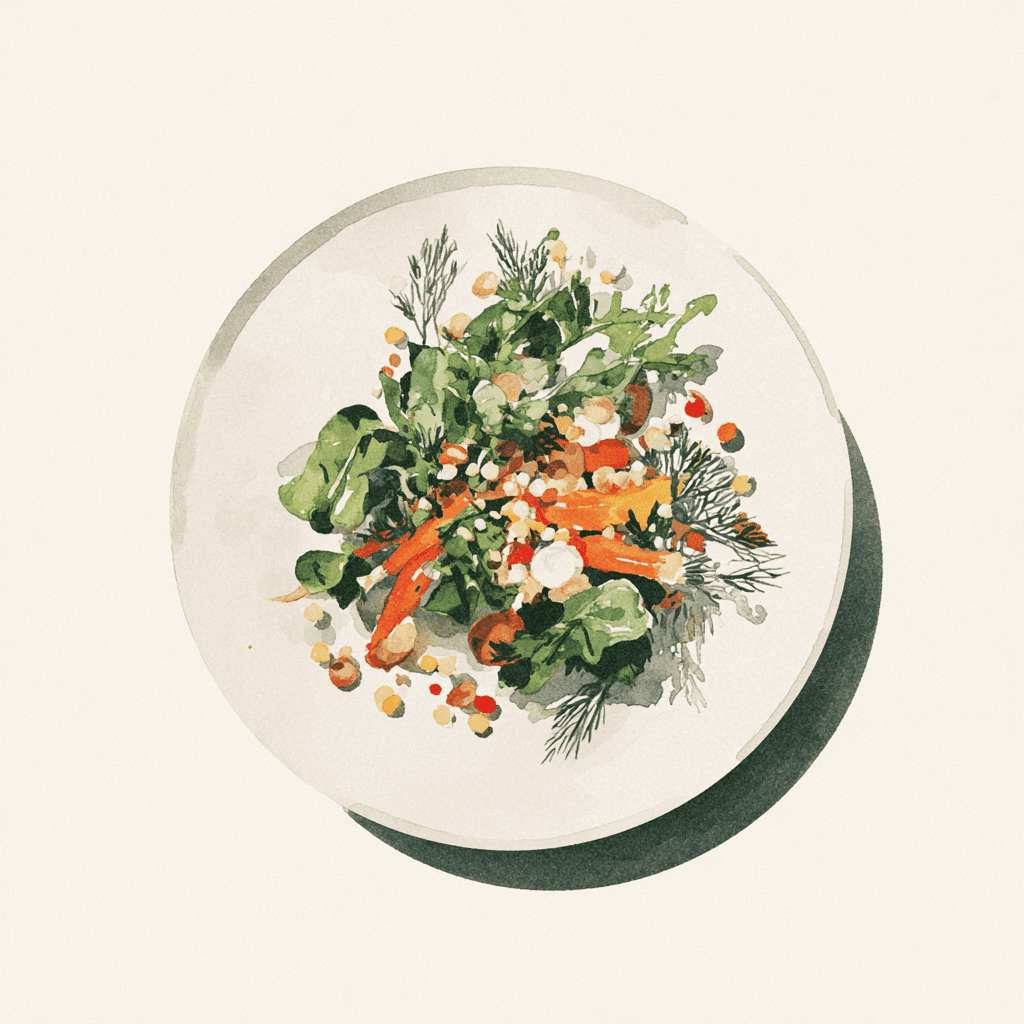 3 - 9E FREGOLA SALAD / PARSNIPS / CARROTS / CRANBERRIES