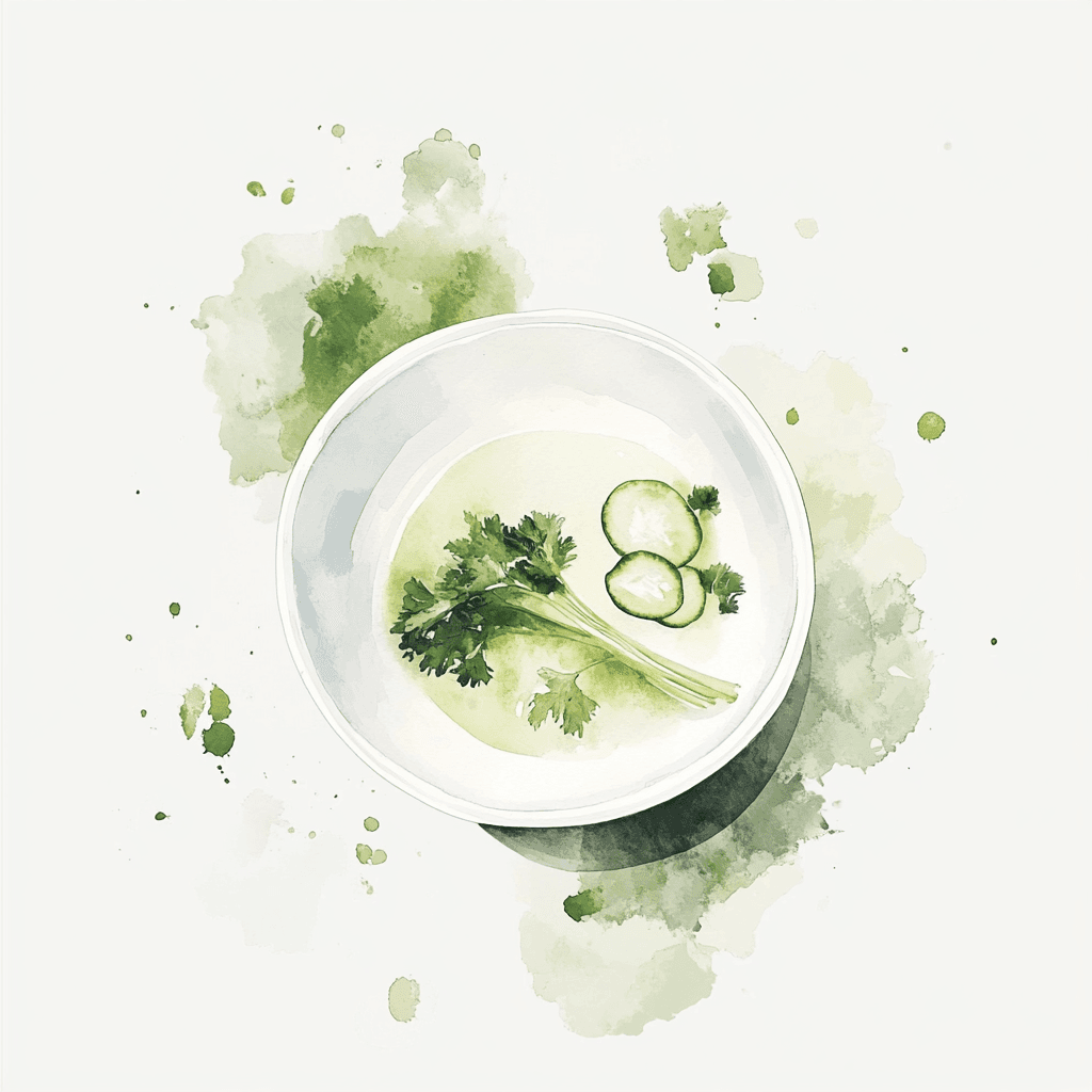 1 - 12E SPINACH SOUP / COCONUT MILK / POUTRY MEATBALLS