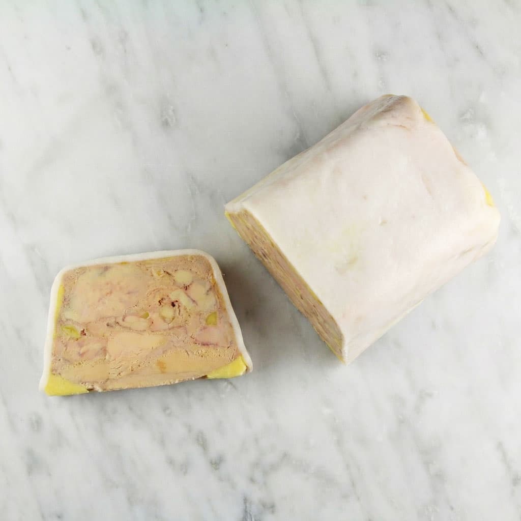 FOIE GRAS MI CUIT BLOC 300G + BARDE