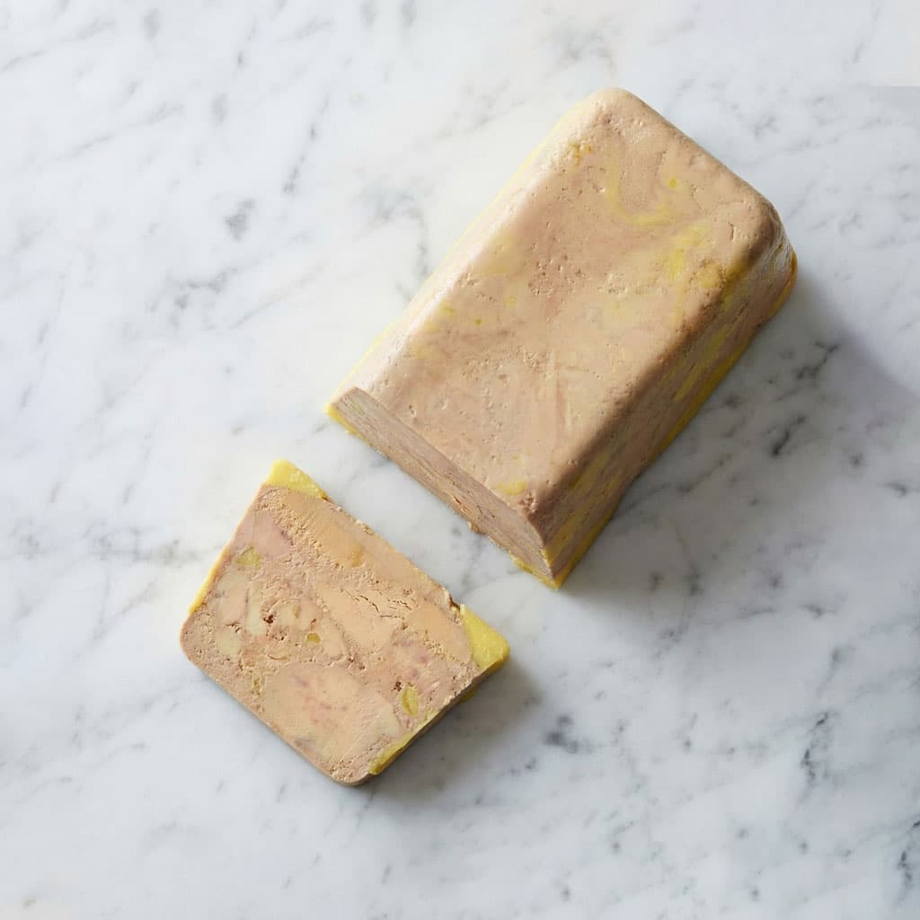 FOIE GRAS MI CUIT BLOC 600G SANS BARDE