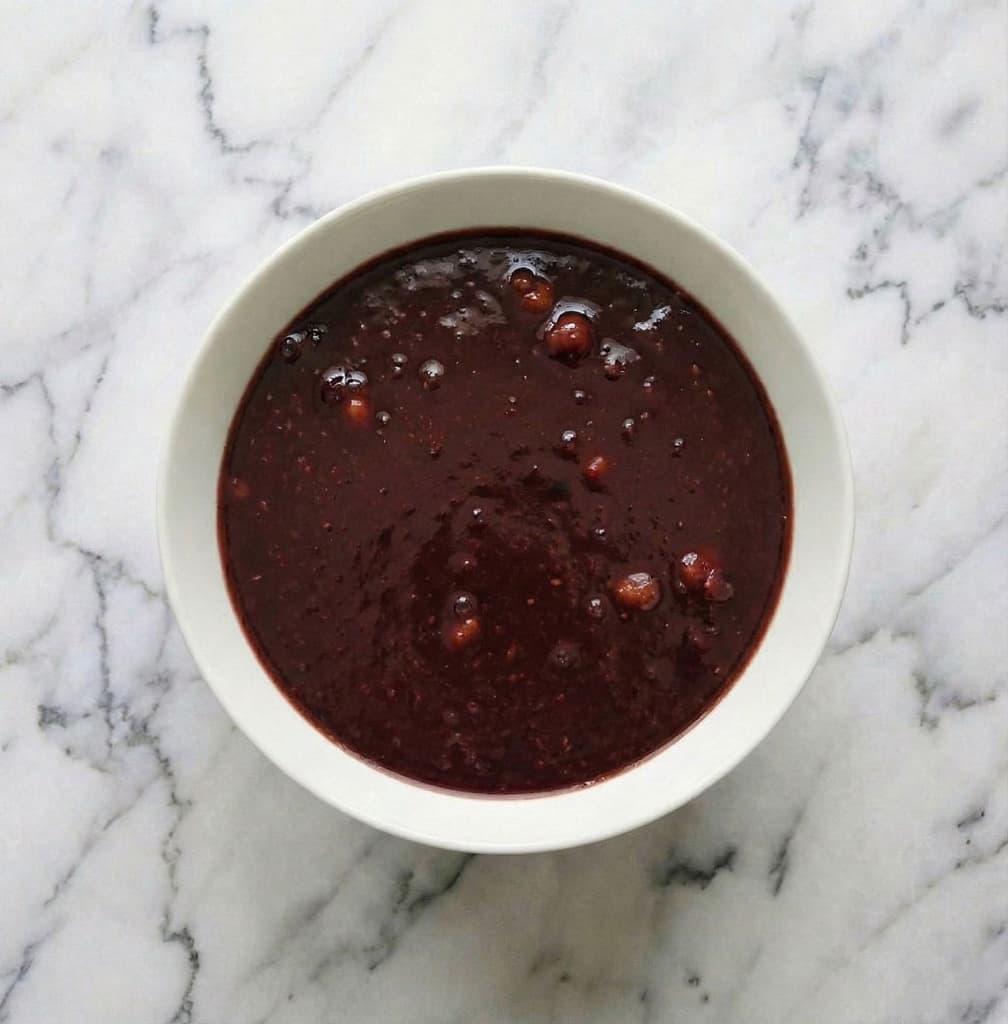 SAUCE BRUNE RAISINS CONFITS / MOUTARDE (200 ml)