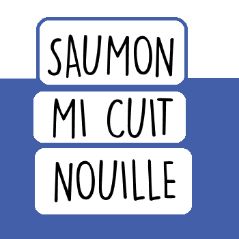 SAL. MI CUIT SAUMON ET NOUILLE DE RIZ