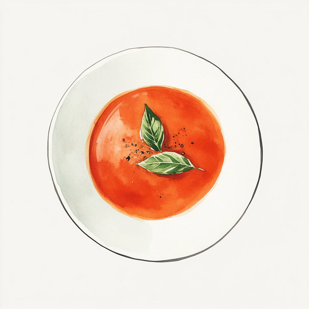 TOMATO VELOUTÉ / BASIL (1/2 L)