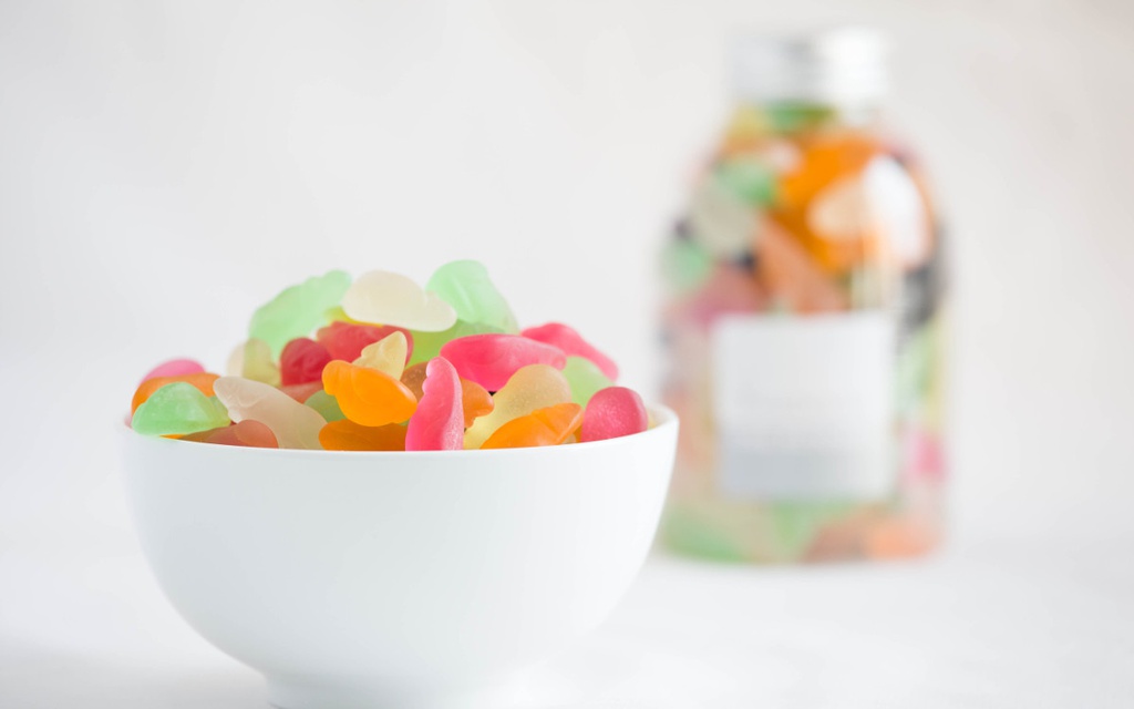 BOTTLE OF CANDY BEARS WITHOUT SUGAR 380G