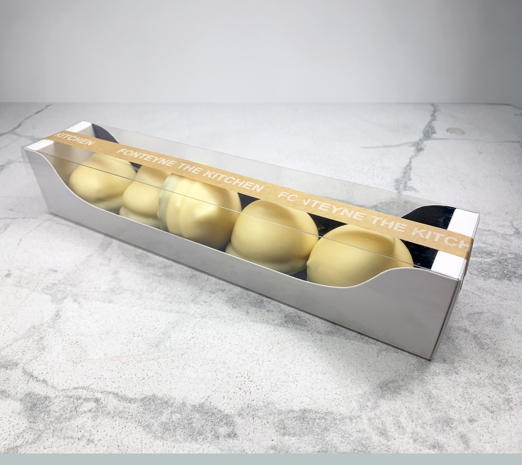 5 MELOCAKES ARTISANAL AU CHOCOLAT BLANC