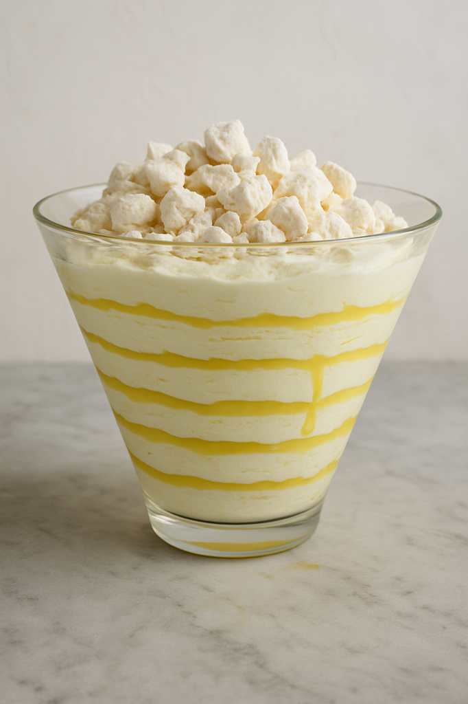 PAVLOVA AUX AGRUMES EN VASE