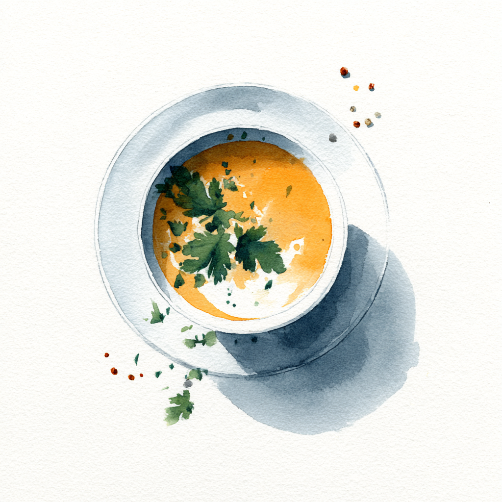 3 - 2E VELOUTE DE POTIRON AU PERSIL PLAT
