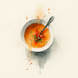 [525408 - 92 / FTK] 4 - 8E VELOUTE DE POIVRONS DOUX