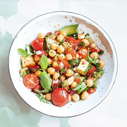 [525103  - 92 / FTK] 1 - 3E SALADE VAN ZWARTE LINZEN / FETA / EDAMAME / AMANDELEN