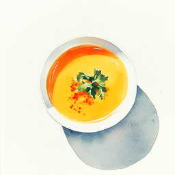 [525104 - 92 / FTK] 1 - 4E VELOUTE DE PATATES DOUCES  / LAIT DE COCO