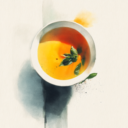 [525204 - 92 / FTK] 2 - 4E VELOUTE DE POIVRONS JAUNES ET AU BASILIC 