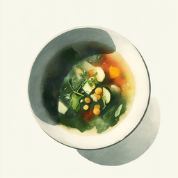[525208 - 92 / FTK] 2 - 8E MINESTRONE VERDE AUX LENTILLES
