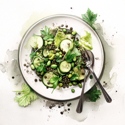 [525211 - 92 / FTK] 2 - 11E PROTEIN GREEN SALAD